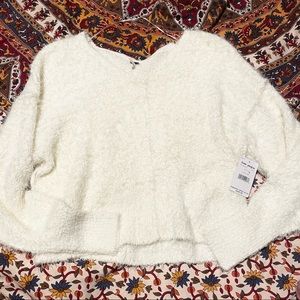 Free people cream sweater